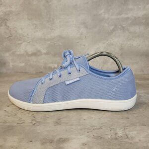 WHITIN Shoes Womens Size 41 Light Blue Minimalist Mesh Lace Up Barefoot Sneakers